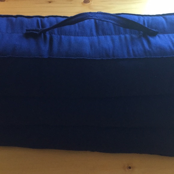 4.99 Ship NAVY (GOLDTRIM) Yoga Meditation Cushion - Picture 6 of 15